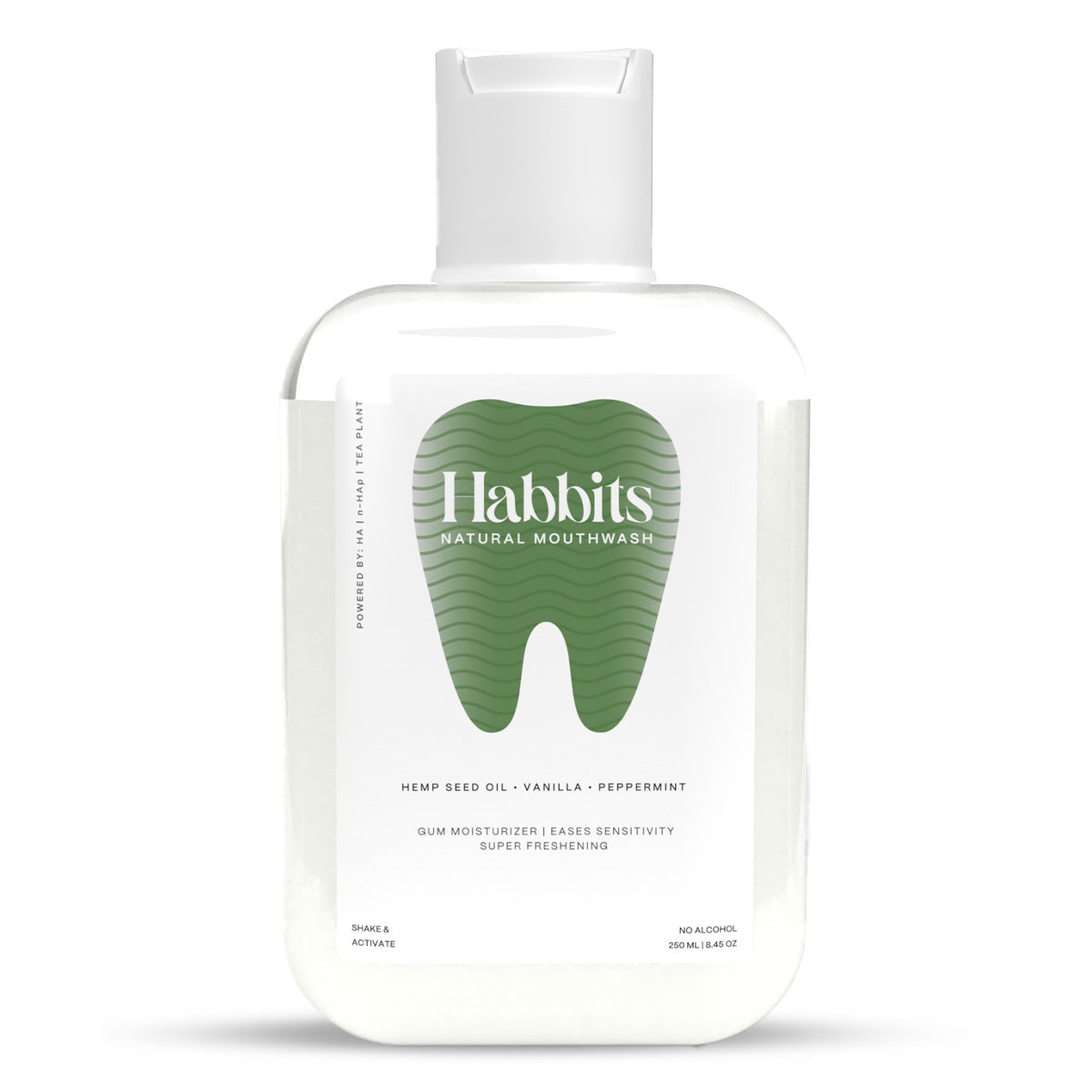 Sensitivity Relief Natural Mouthwash- Vanilla, Hemp & Spearmint