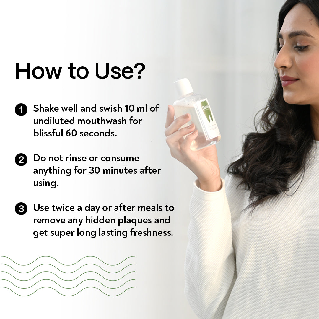 Sensitivity Relief Natural Mouthwash- Vanilla, Hemp & Spearmint
