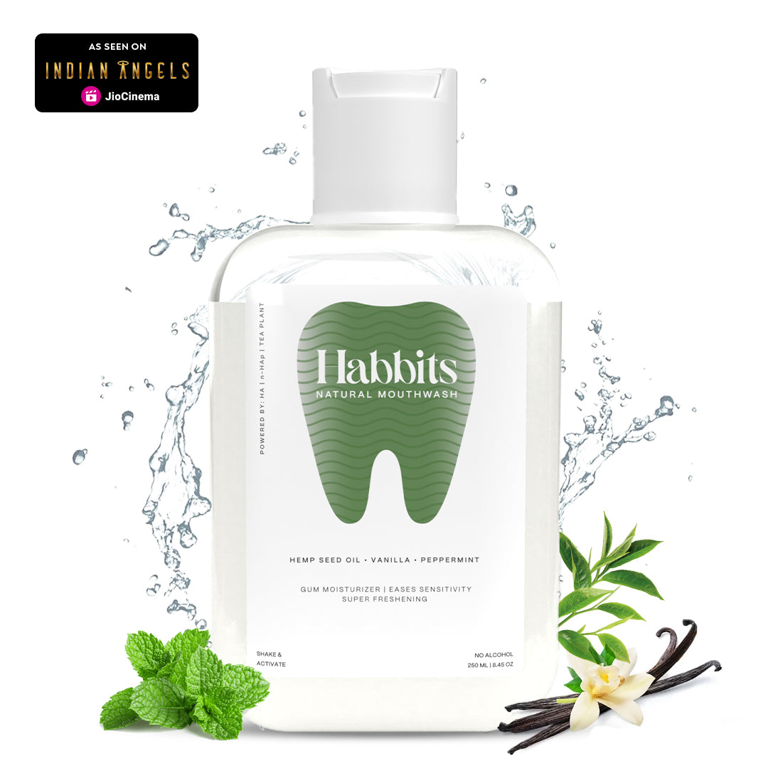 Sensitivity Relief Natural Mouthwash- Vanilla, Hemp & Spearmint  - Pack of 1
