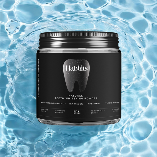 Natural Teeth Whitening Powder- Charcoal & Ylang-ylang mint