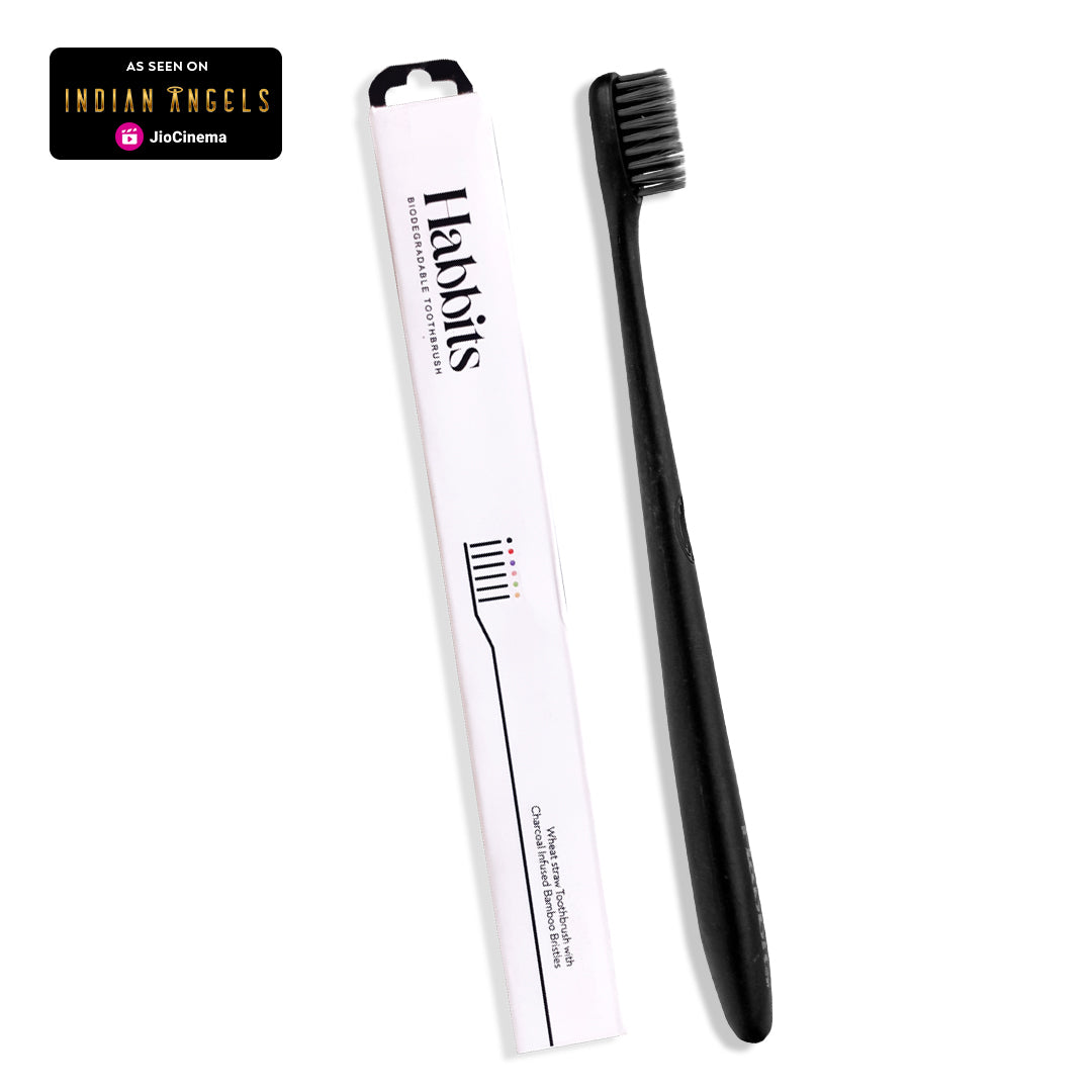 Wheat-straw Toothbrush  - Pack of 4