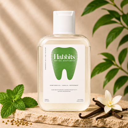 Sensitivity Relief Natural Mouthwash- Vanilla, Hemp & Spearmint