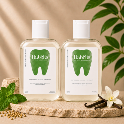 Sensitivity Relief Natural Mouthwash- Vanilla, Hemp & Spearmint
