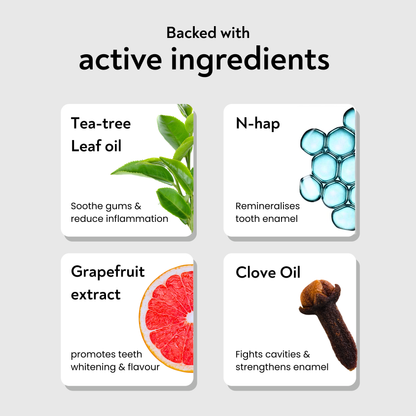 Natural Teeth Whitening Toothpaste - Charcoal mint
