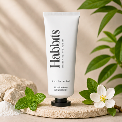 Natural Teeth Whitening Toothpaste - Apple mint