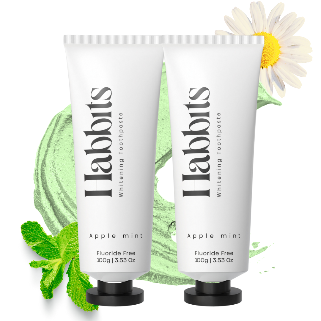 Natural Teeth Whitening Toothpaste - Apple mint