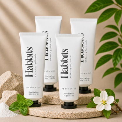 Natural Teeth Whitening Toothpaste - Apple mint