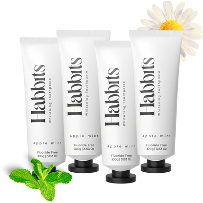 Natural Teeth Whitening Toothpaste - Apple mint