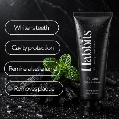 Natural Teeth Whitening Toothpaste - Charcoal mint