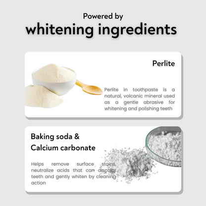 Natural Teeth Whitening Toothpaste - Apple mint