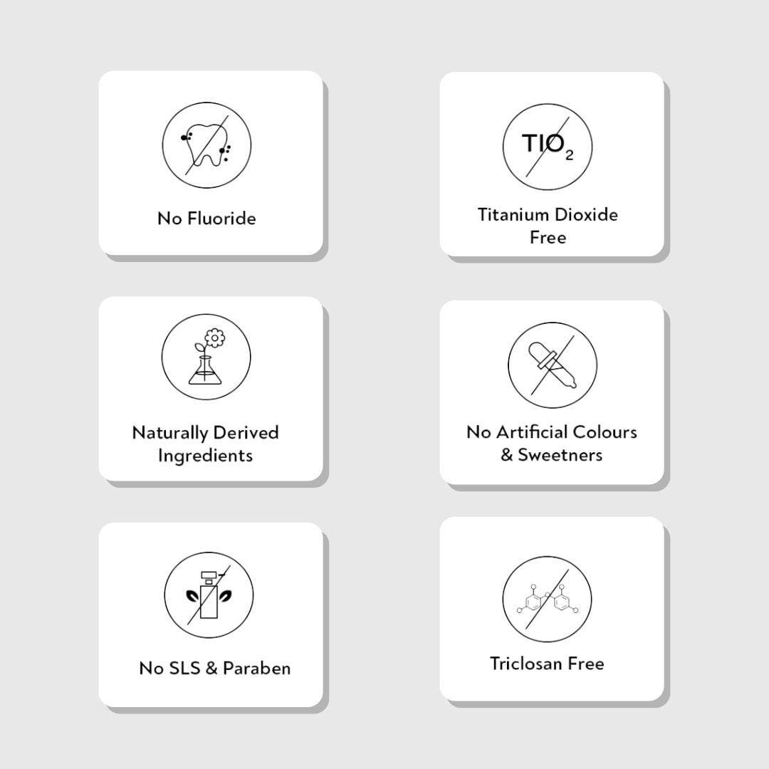 Natural Teeth Whitening Toothpaste - Apple mint