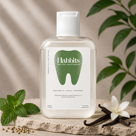 Sensitivity Relief Natural Mouthwash- Vanilla, Hemp & Spearmint  - Pack of 1