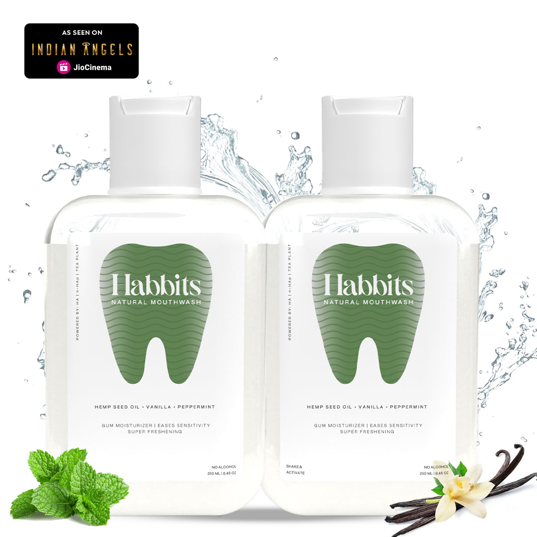 Sensitivity Relief Natural Mouthwash- Vanilla, Hemp & Spearmint