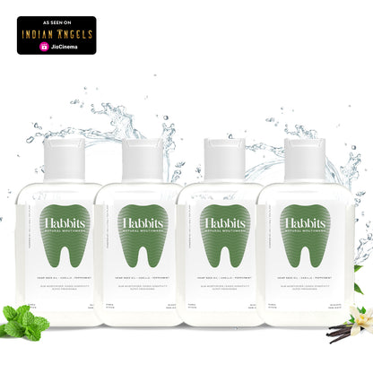 Sensitivity Relief Natural Mouthwash- Vanilla, Hemp & Spearmint